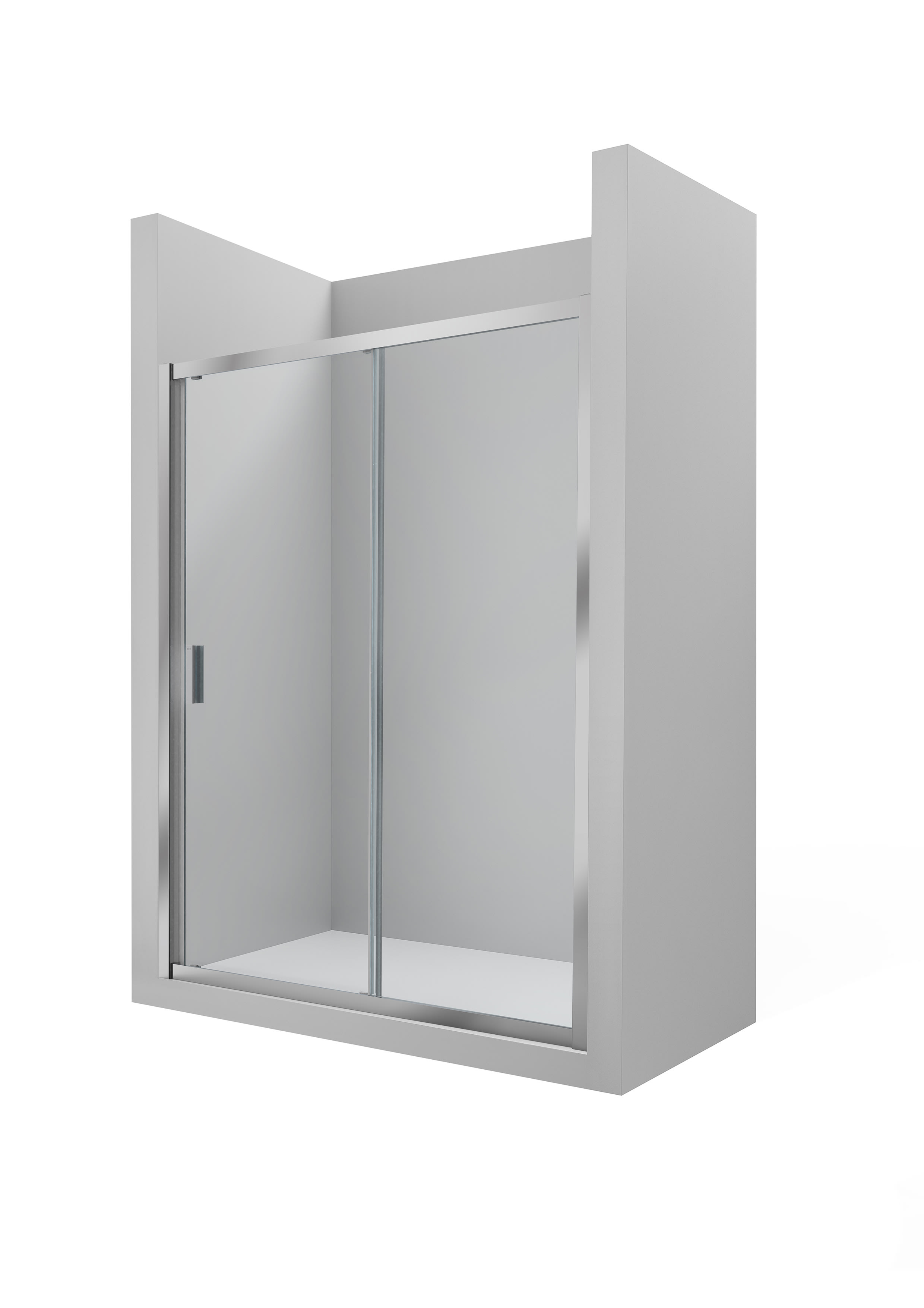 Cabine doccia Vetro chiaro con maxiclean / Profilo argento lucido Ura AM16215012M Roca