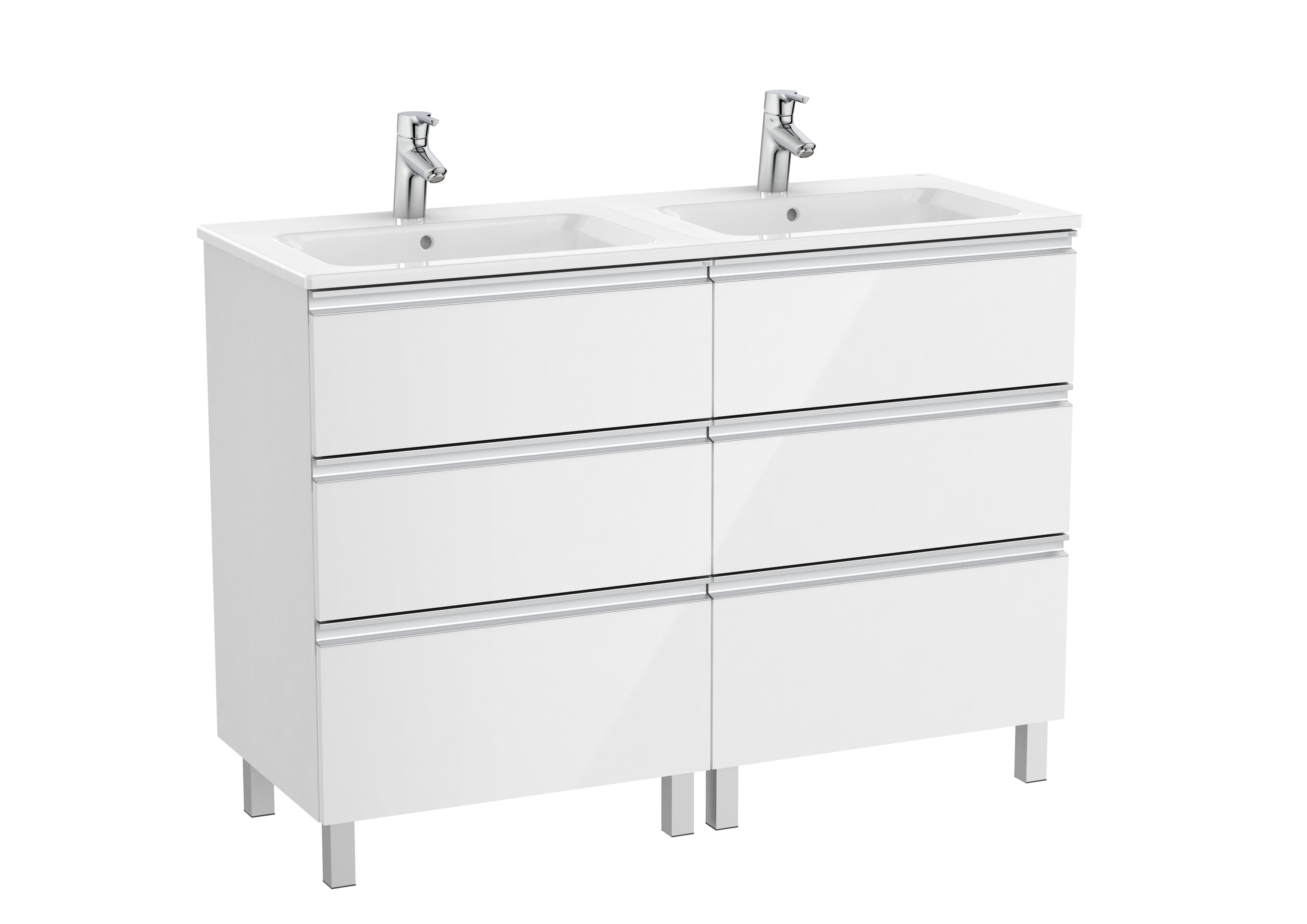 Mobili con lavabo Bianco lucido The Gap A851493806 Roca