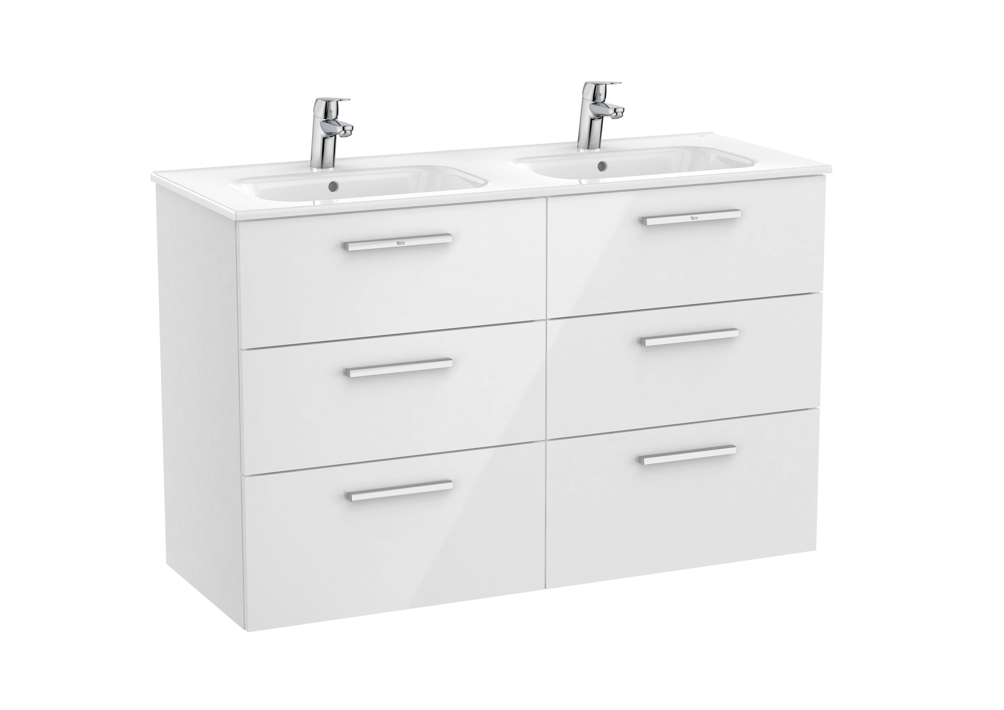 Mobili con lavabo Bianco lucido Victoria Basic A851601806 Roca