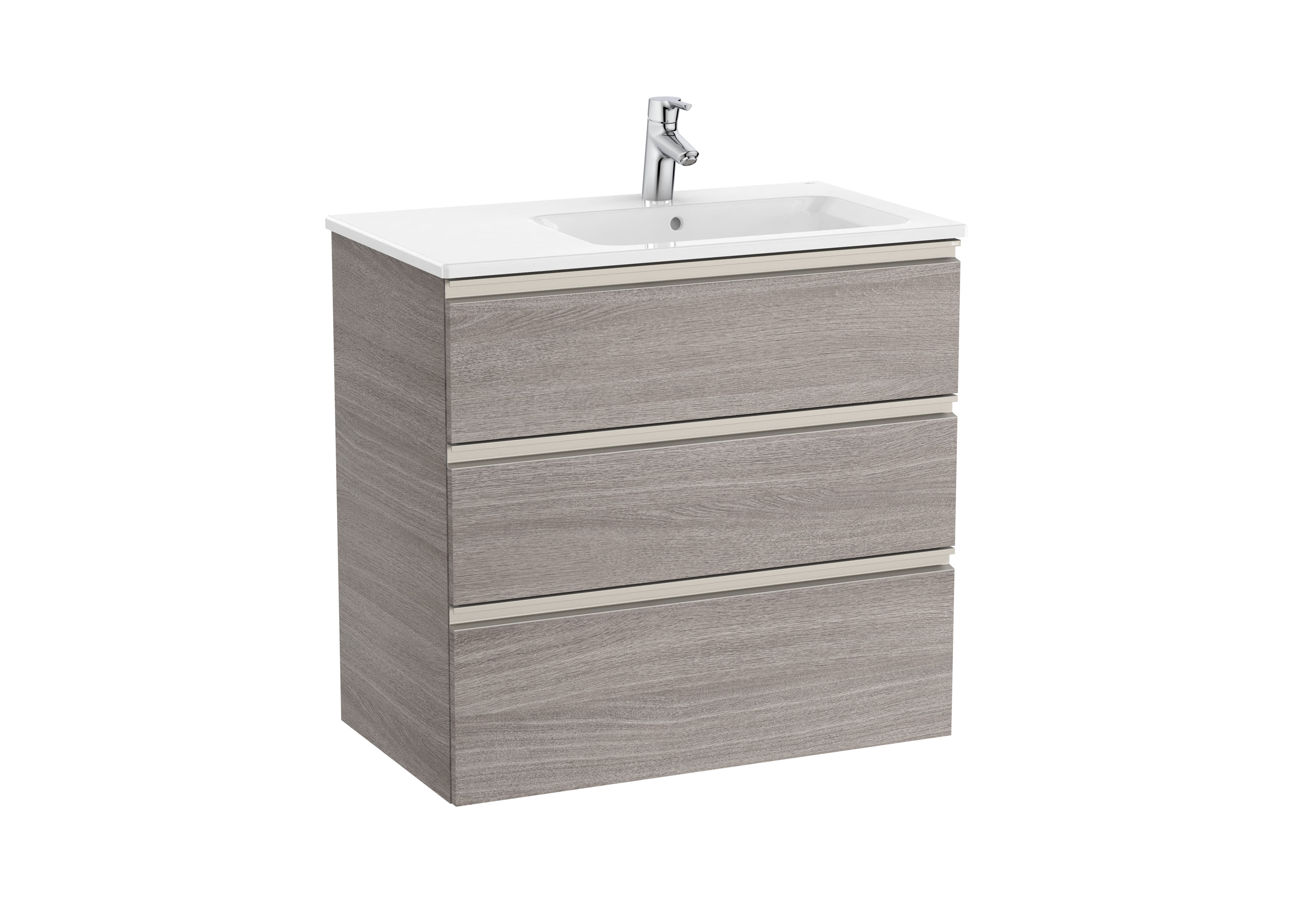 Mobili con lavabo City oak The Gap A851489402 Roca