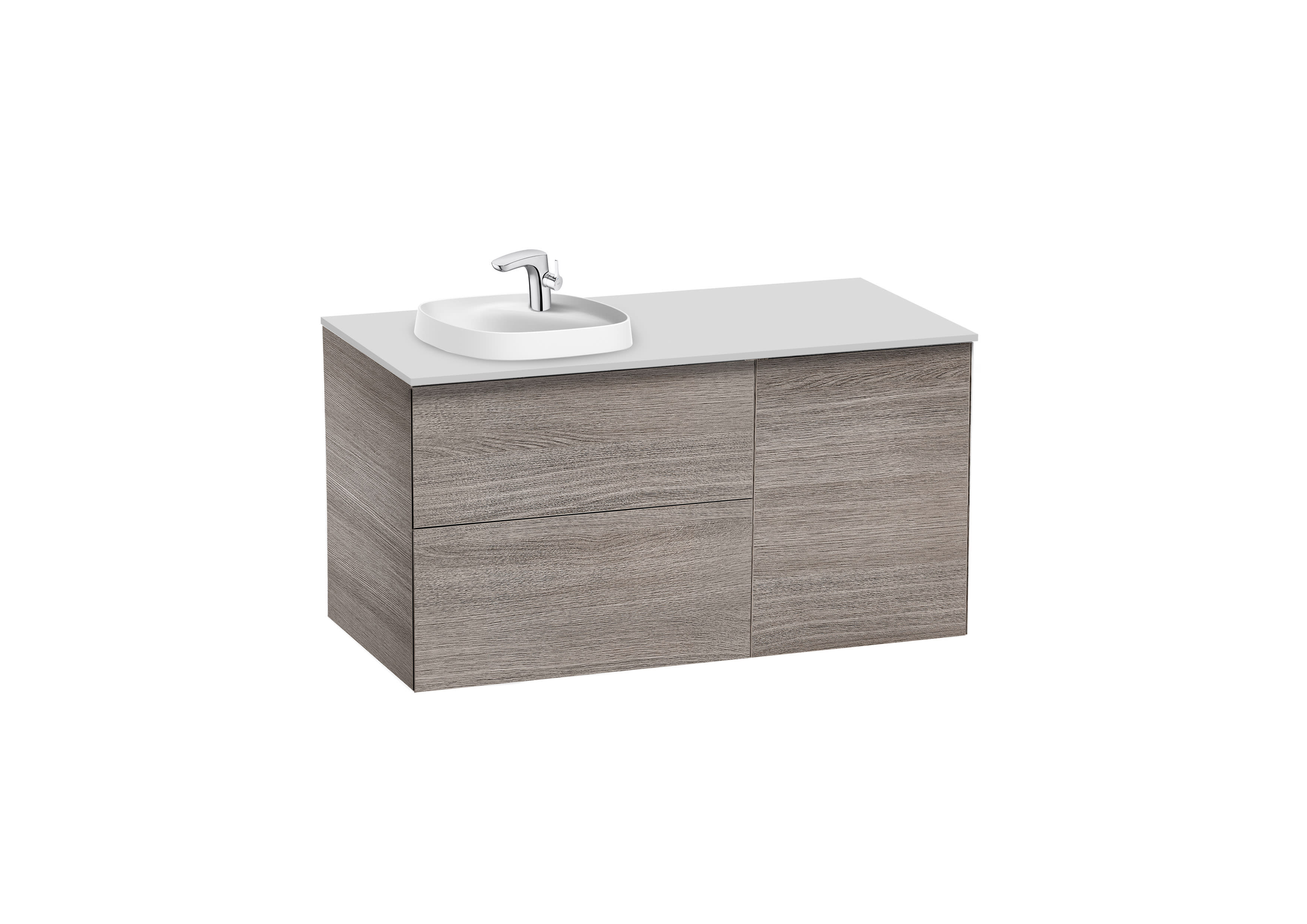 Mobili base per lavabo City oak Beyond A851408402 Roca