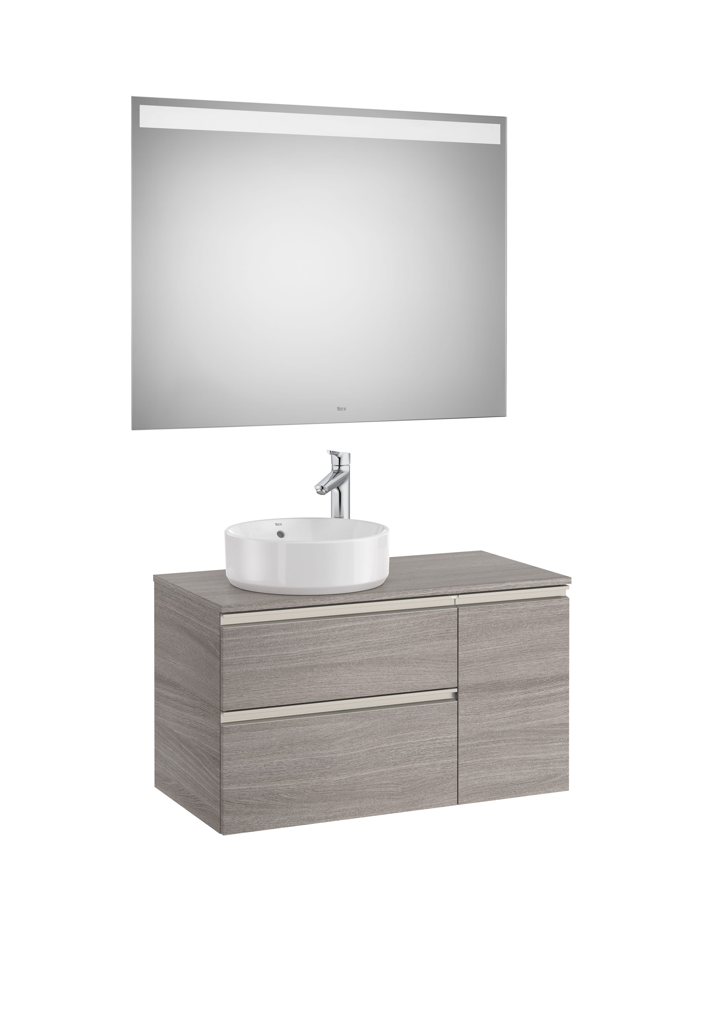 Mobili con lavabo City oak The Gap A851534402 Roca