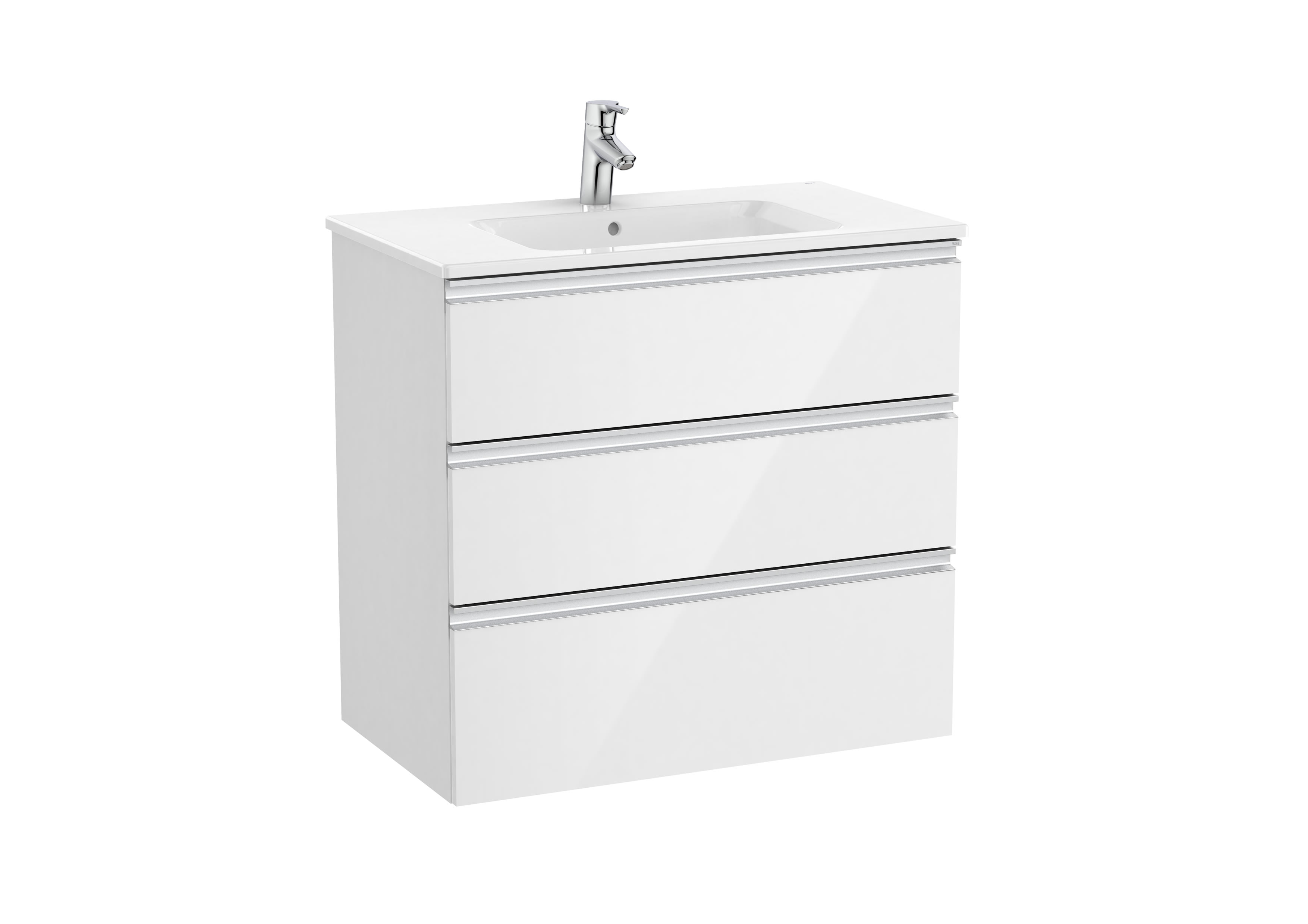 Mobili con lavabo Bianco lucido The Gap A851486806 Roca