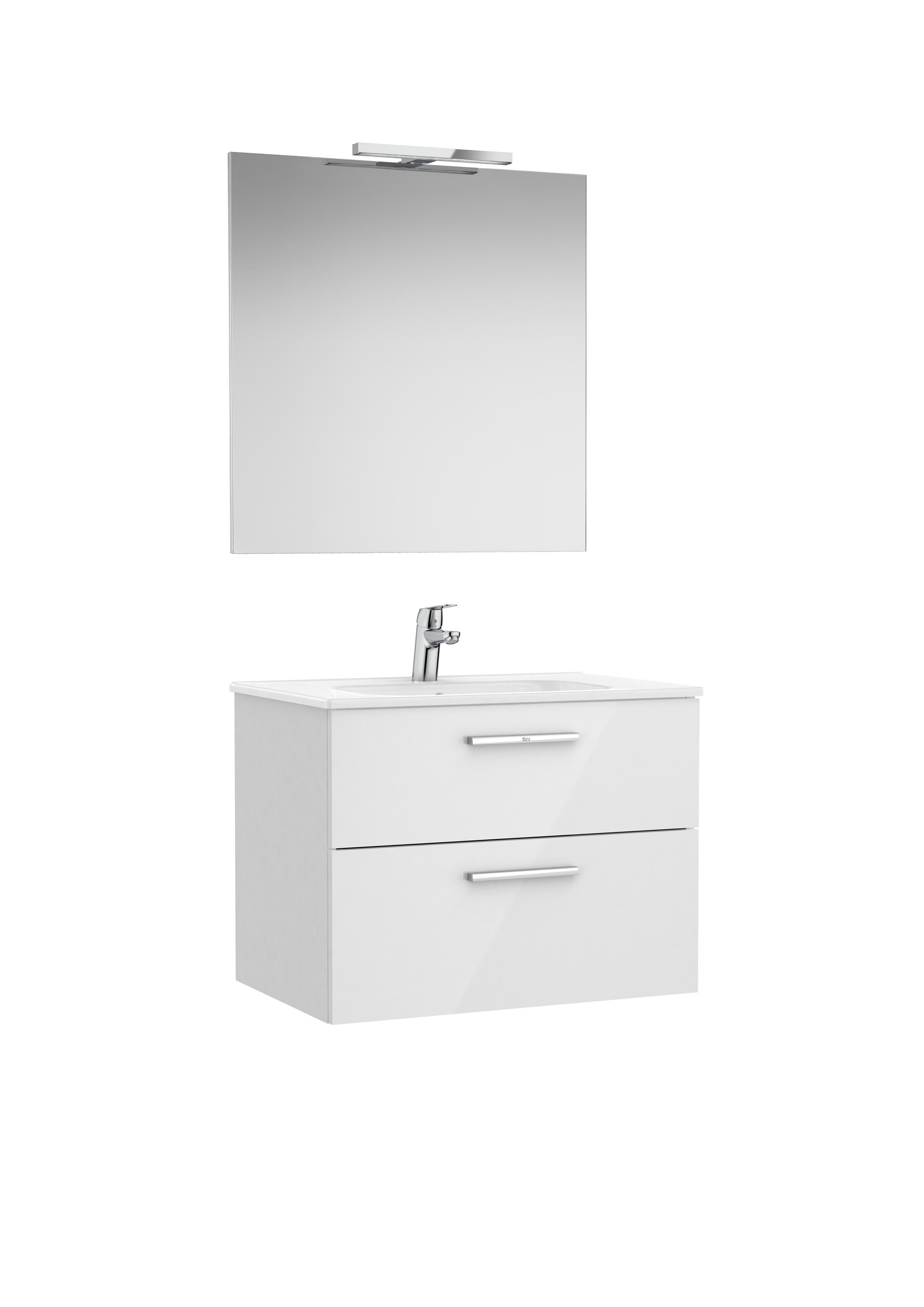 Mobili con lavabo Bianco lucido Victoria Basic A851603806 Roca