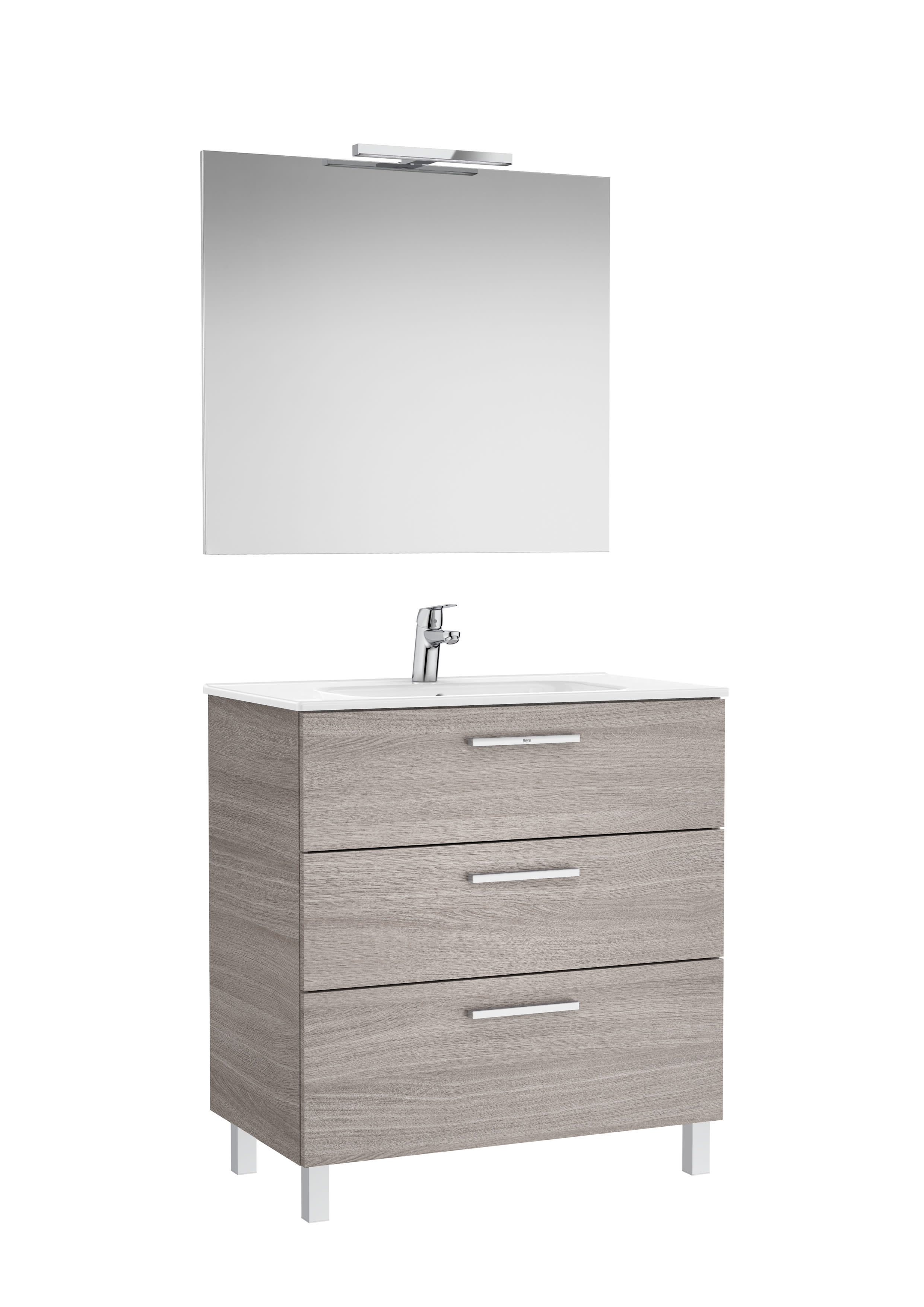 Mobili con lavabo City oak Victoria Basic A851608402 Roca