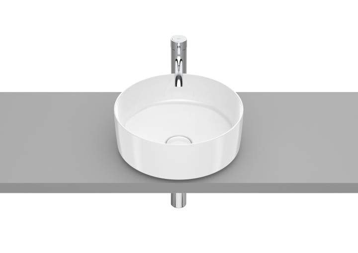 ROUND - Lavabo ad appoggio Fineceramic®