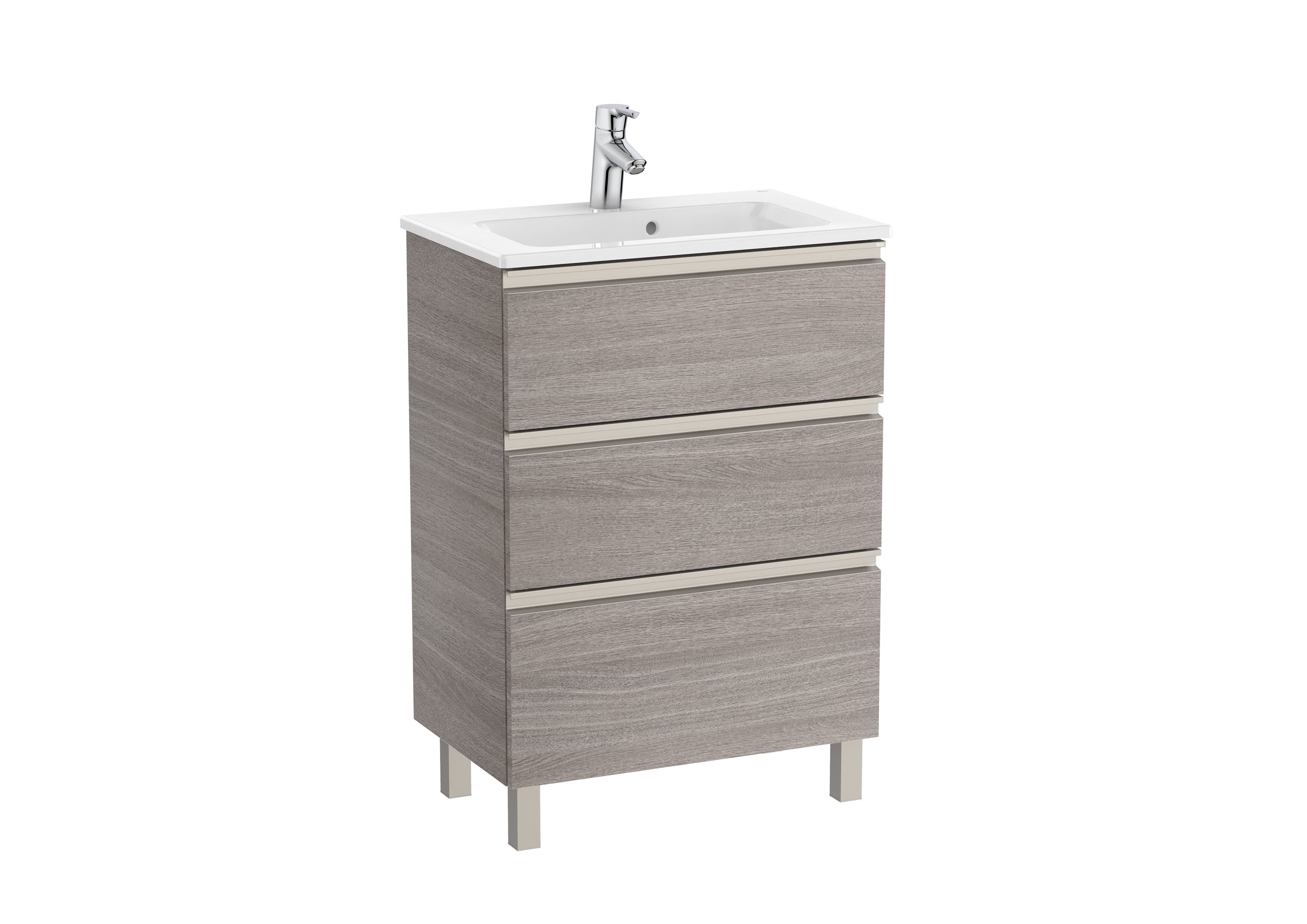 Mobili con lavabo City oak The Gap A851498402 Roca