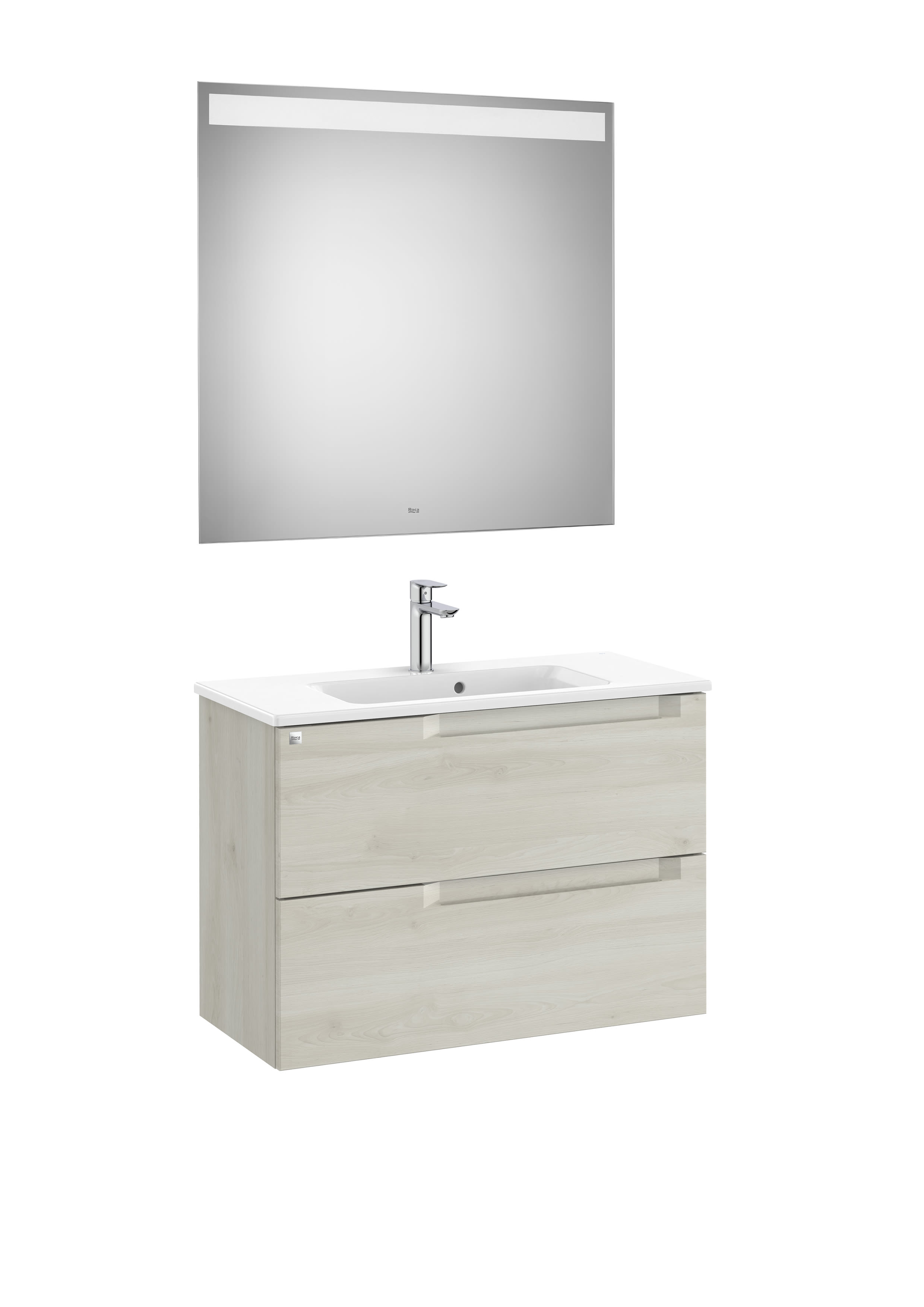 Mobili con lavabo White Wood Aleyda A851832525 Roca