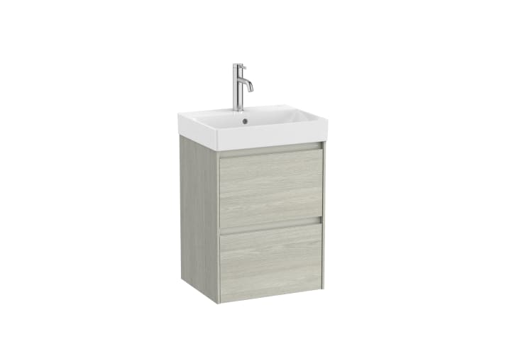 Unik (base compatta con due cassetti e lavabo)