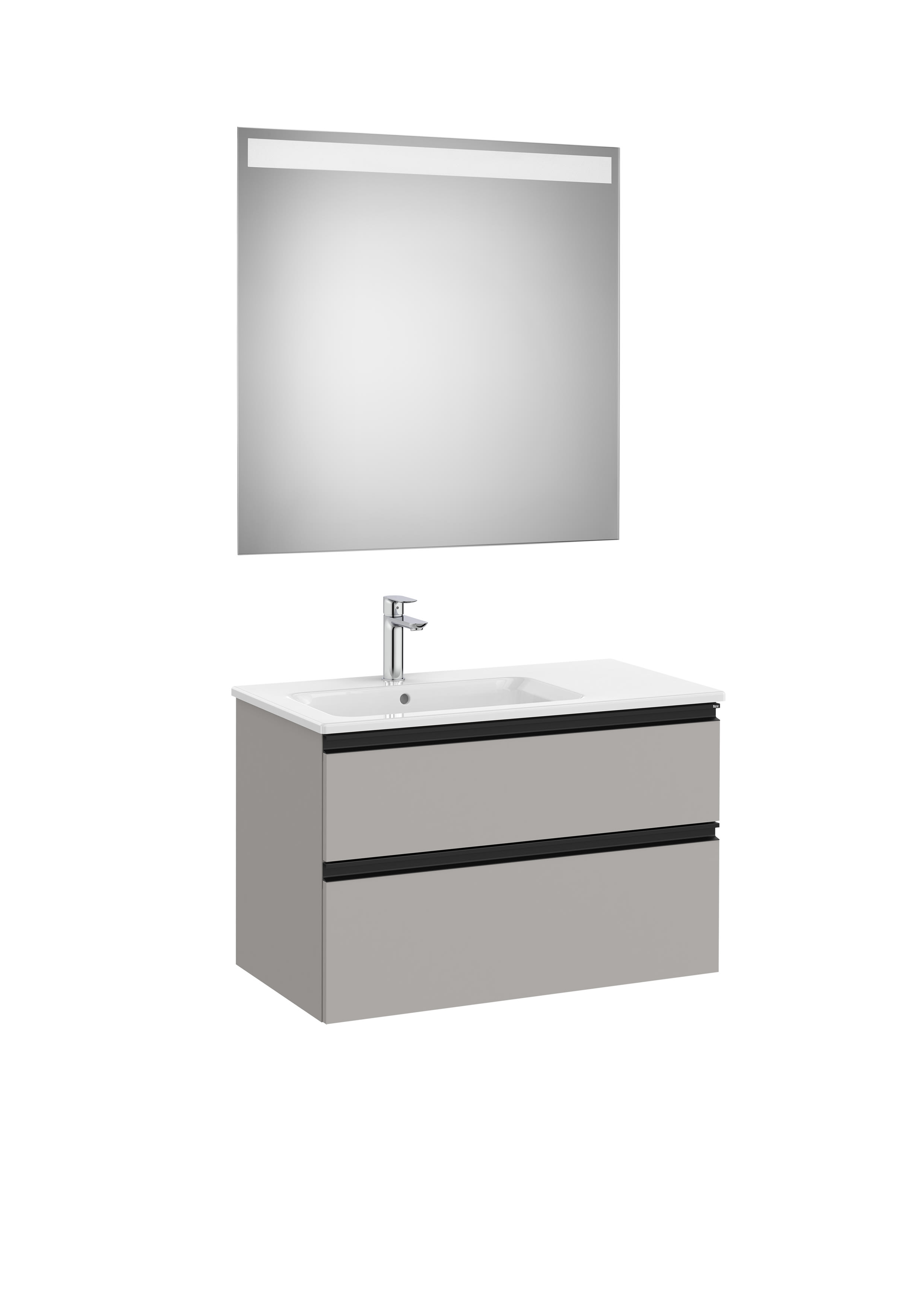 Mobili con lavabo Matt Grey The Gap A851513547 Roca