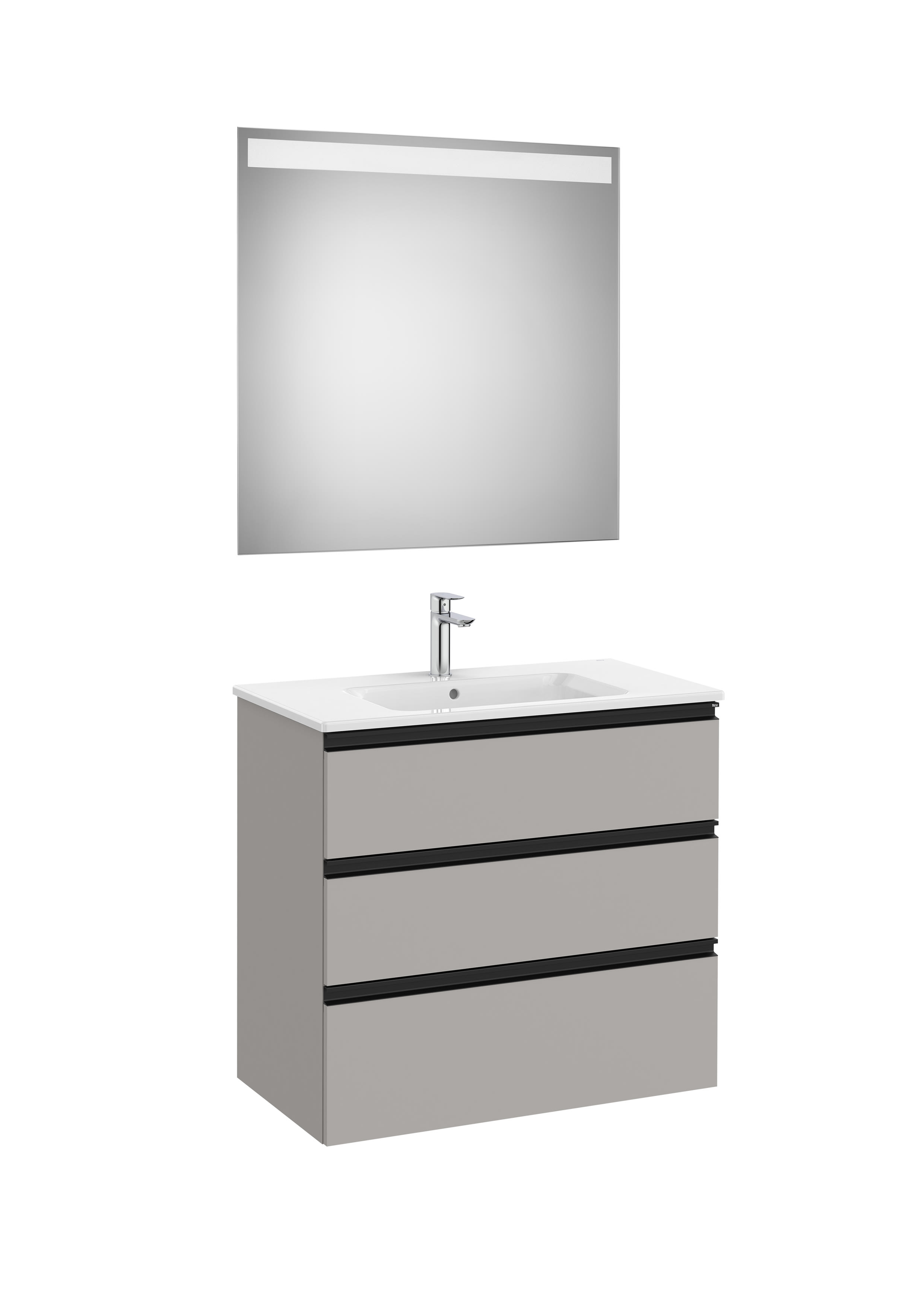 Mobili con lavabo Matt Grey The Gap A851519547 Roca