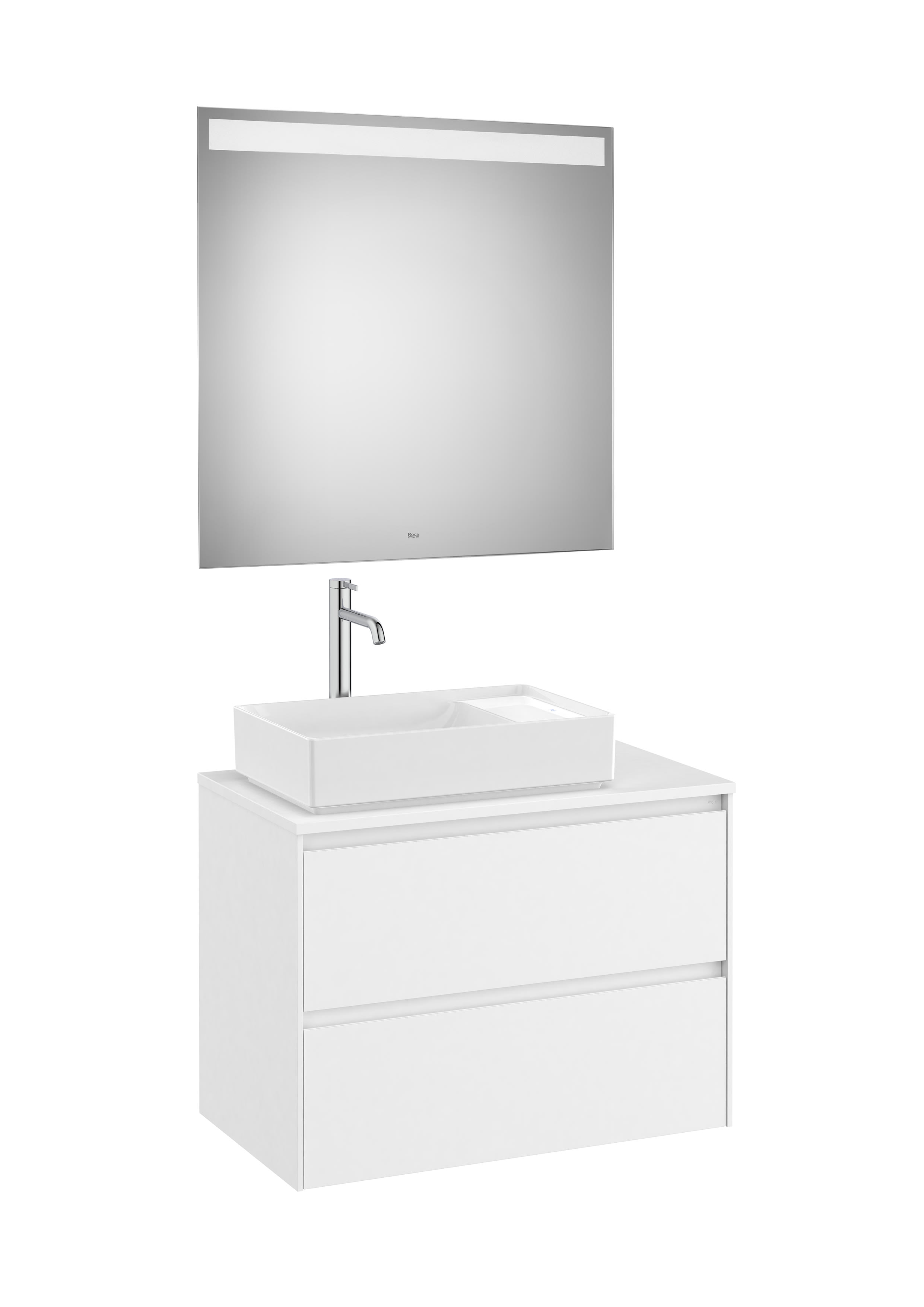 Mobili con lavabo White Matt Ona A851717509 Roca