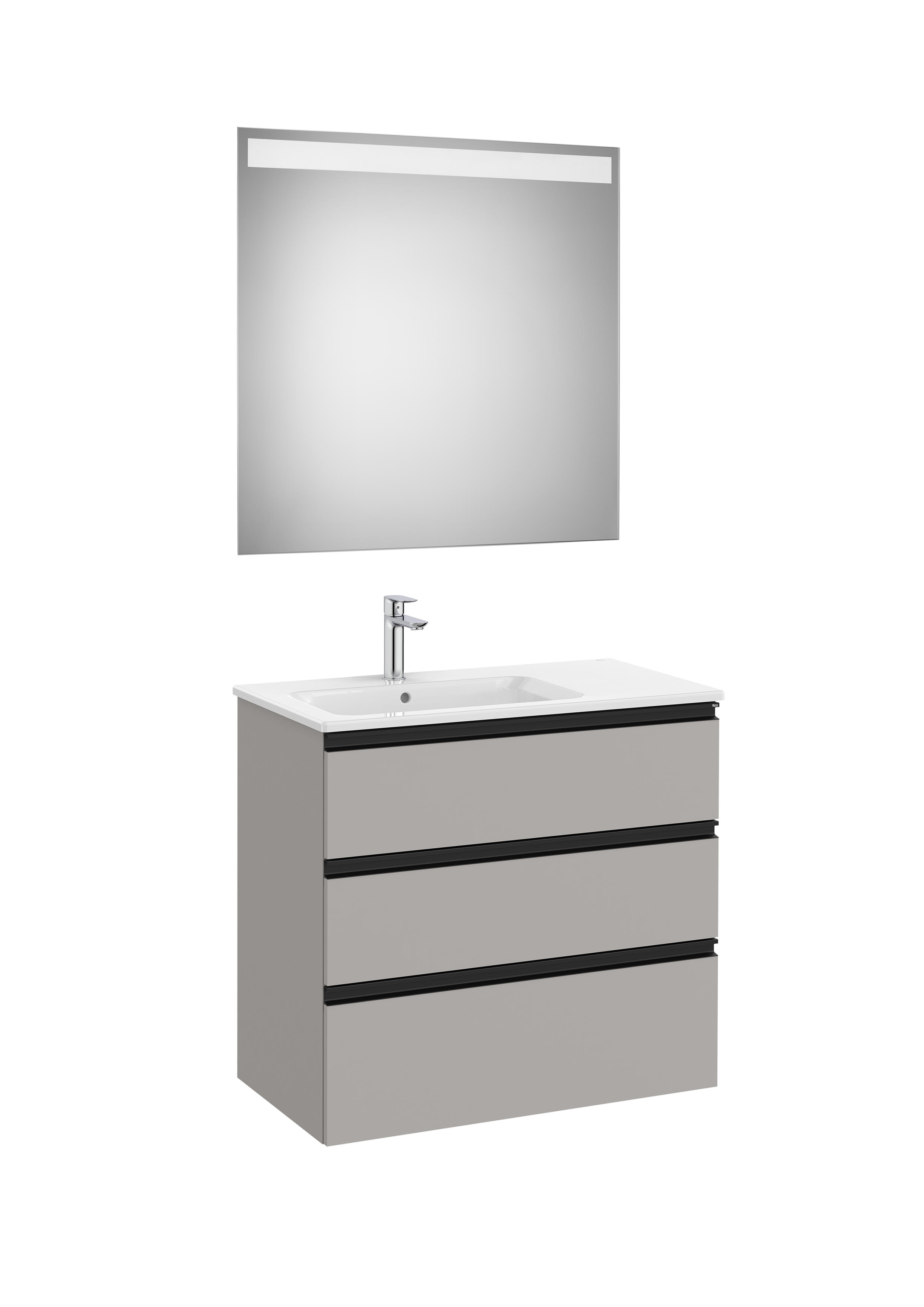 Mobili con lavabo Matt Grey The Gap A851520547 Roca