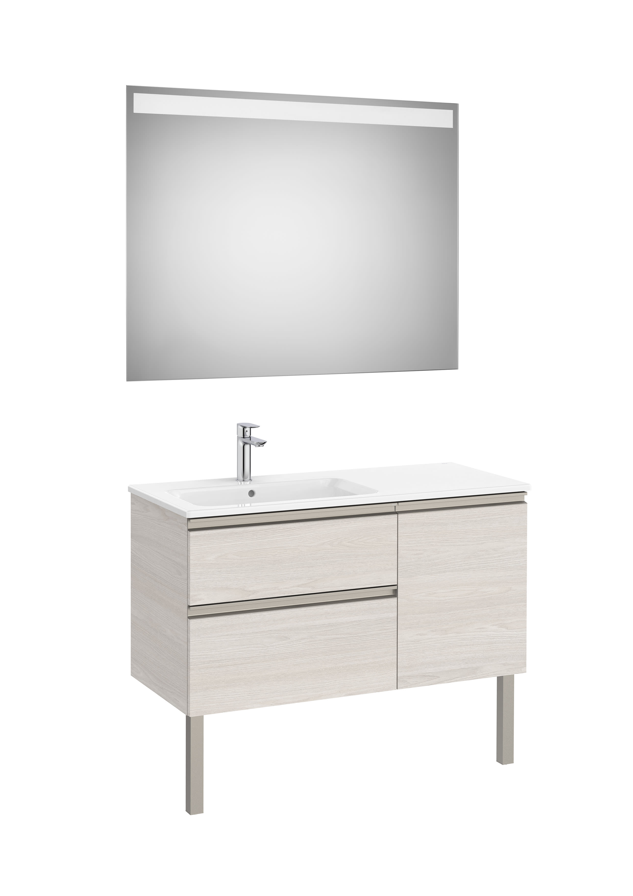 Mobili con lavabo Nordic Ash The Gap A851998434 Roca