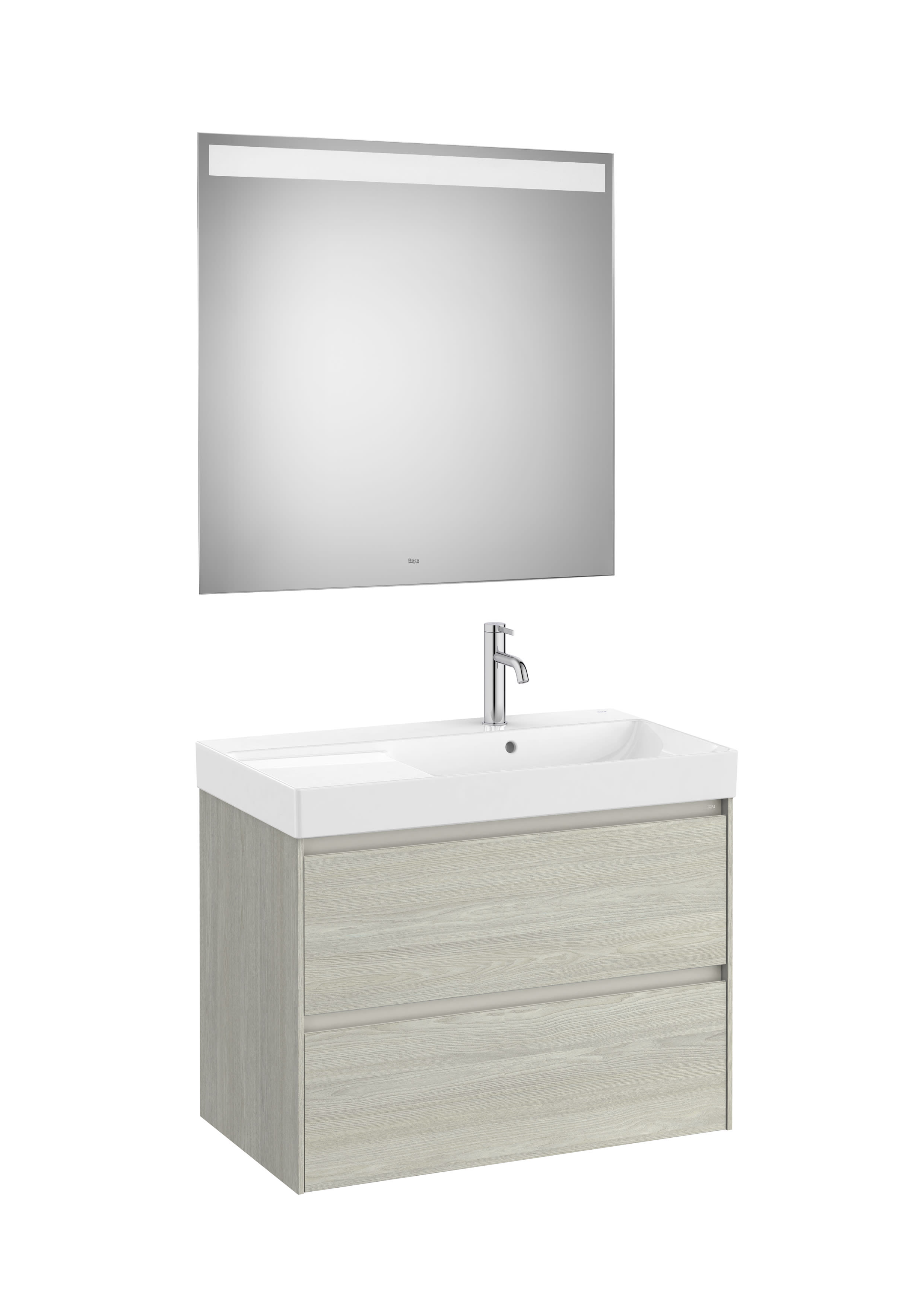 Mobili con lavabo White Oak Ona A851706512 Roca