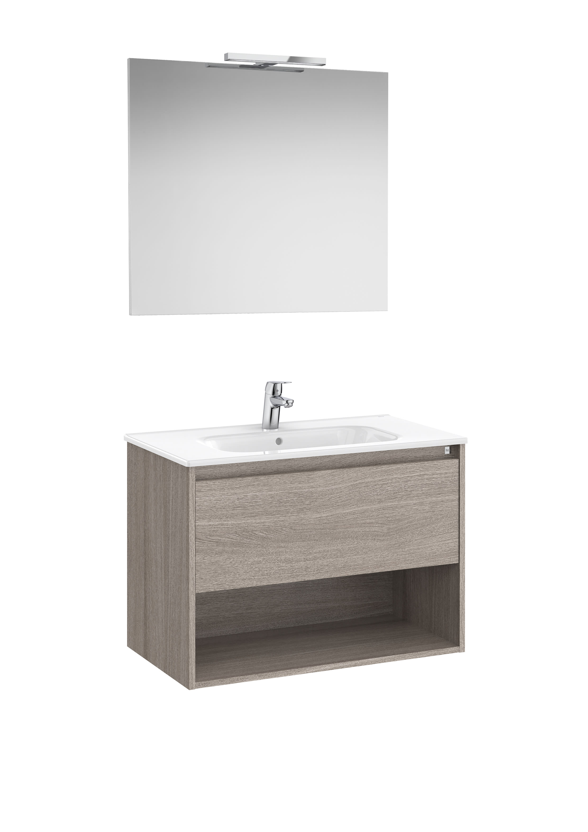 Mobili con lavabo City oak Tenor A852087402 Roca