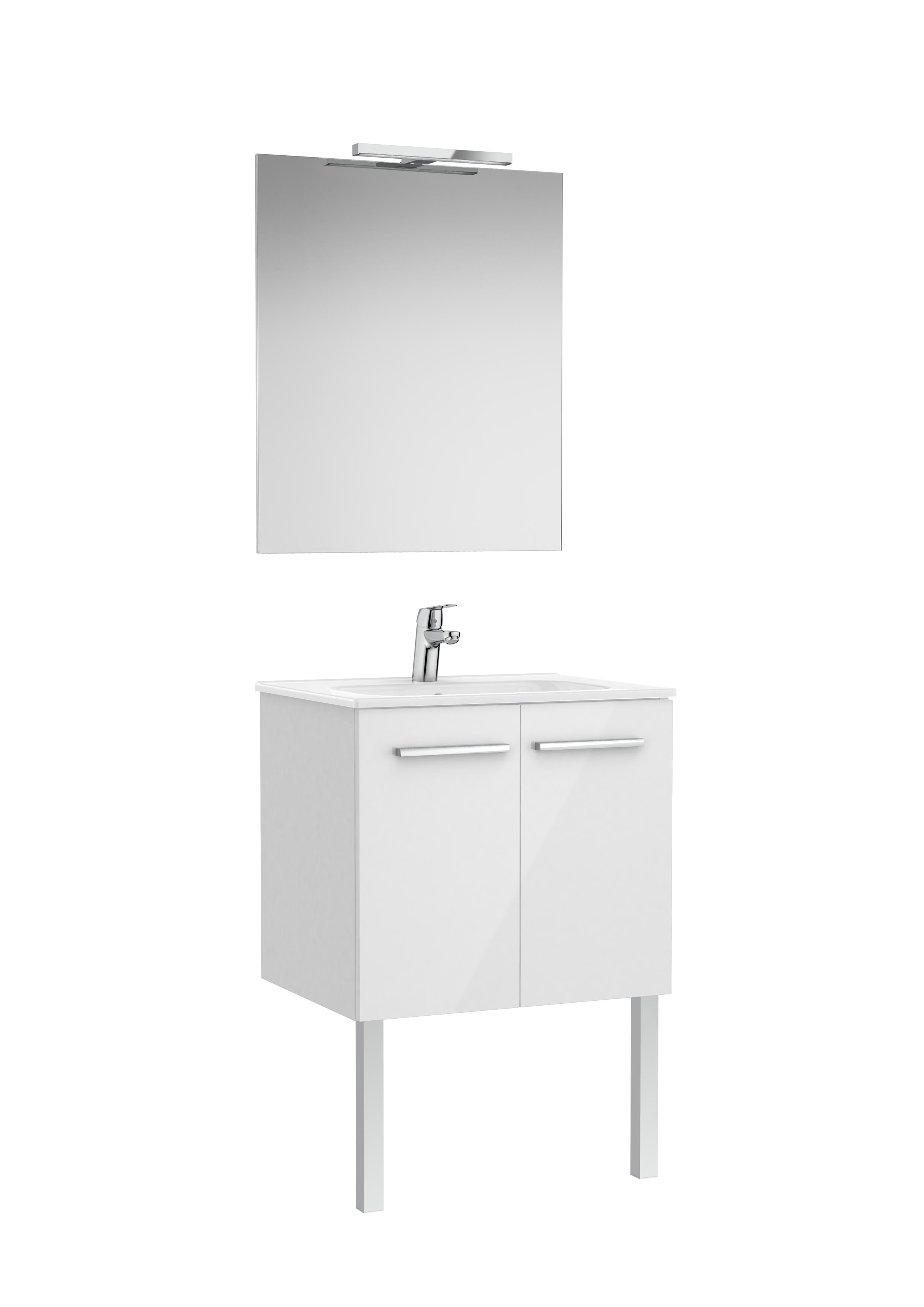 Mobili con lavabo Bianco lucido Victoria Basic A851658806 Roca