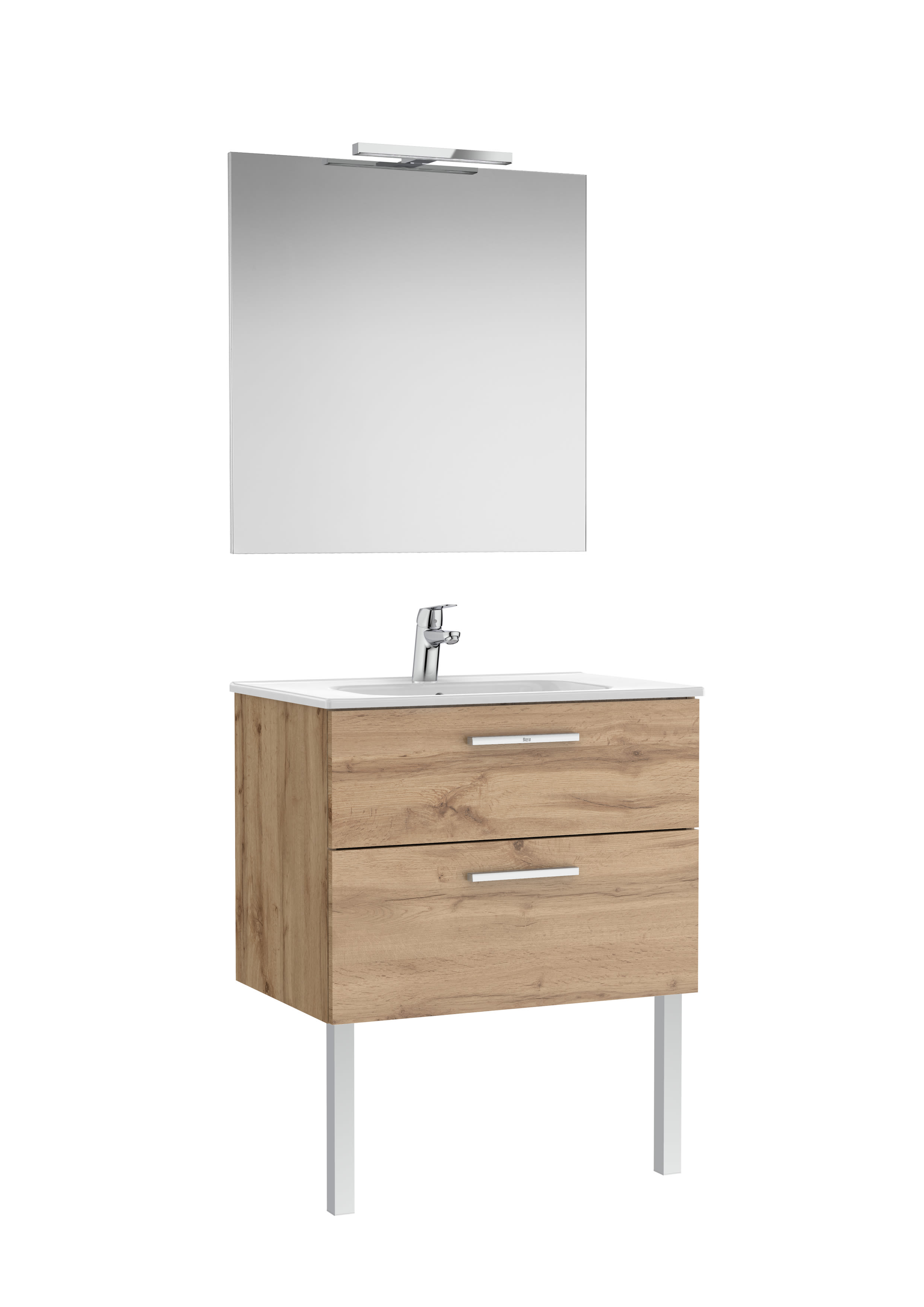 Mobili con lavabo Noce Victoria Basic A851603517 Roca