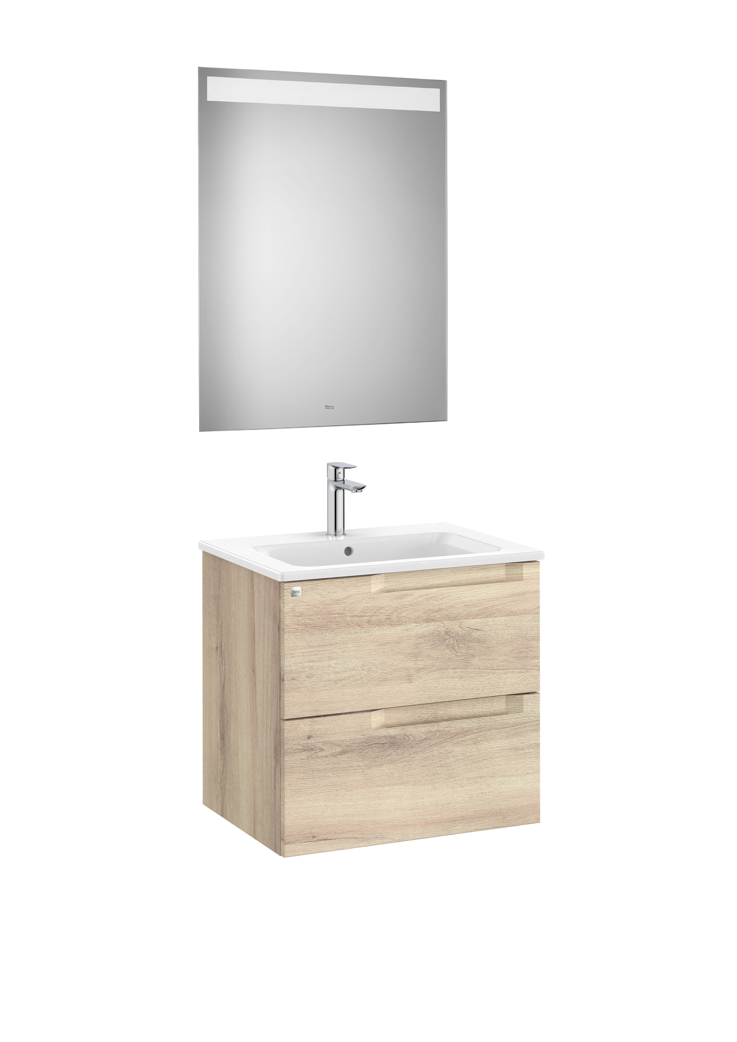 Mobili con lavabo Beige Wood Aleyda A851833524 Roca