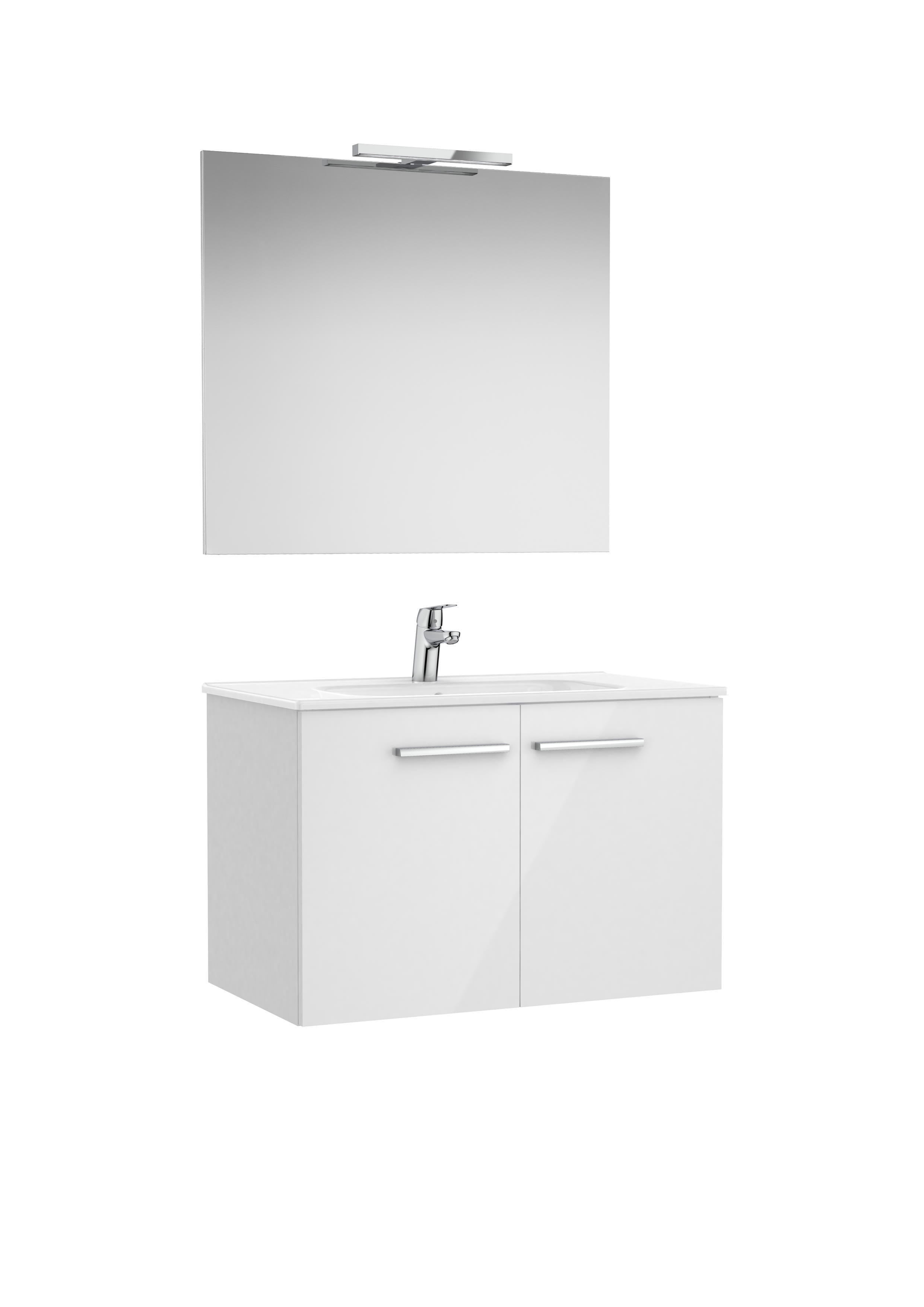 Mobili con lavabo Bianco lucido Victoria Basic A851662806 Roca