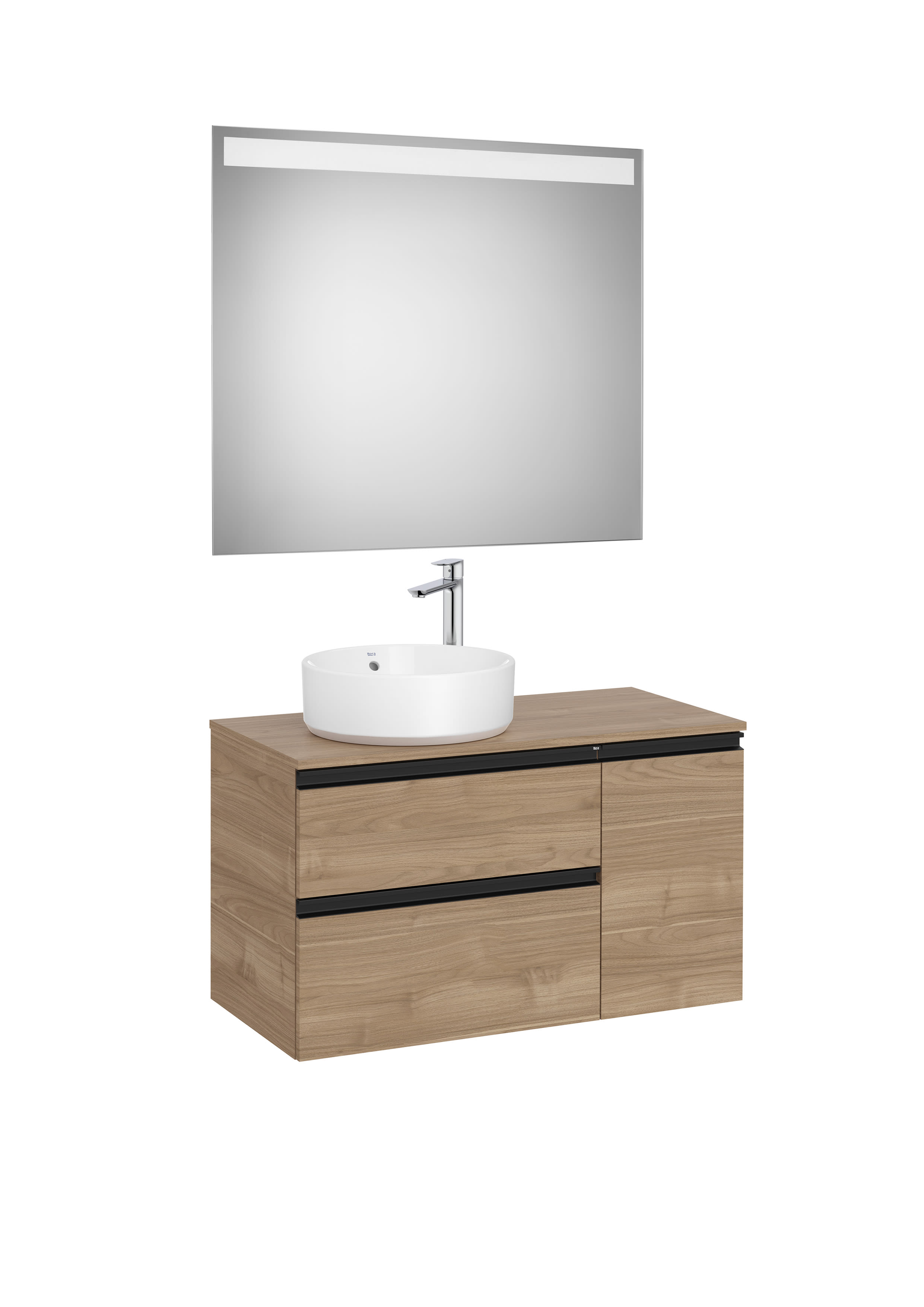 Mobili con lavabo Noce The Gap A851534517 Roca