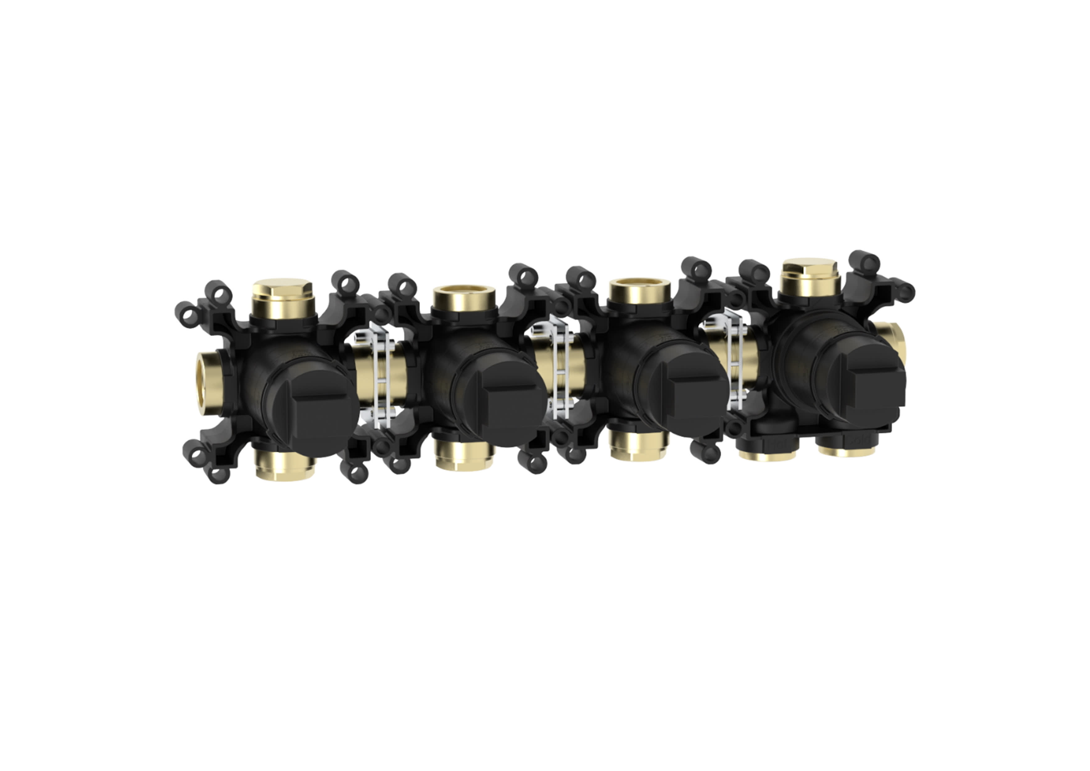 Rubinetti doccia / vasca Cromato T-Multi A5E724AC00 Roca