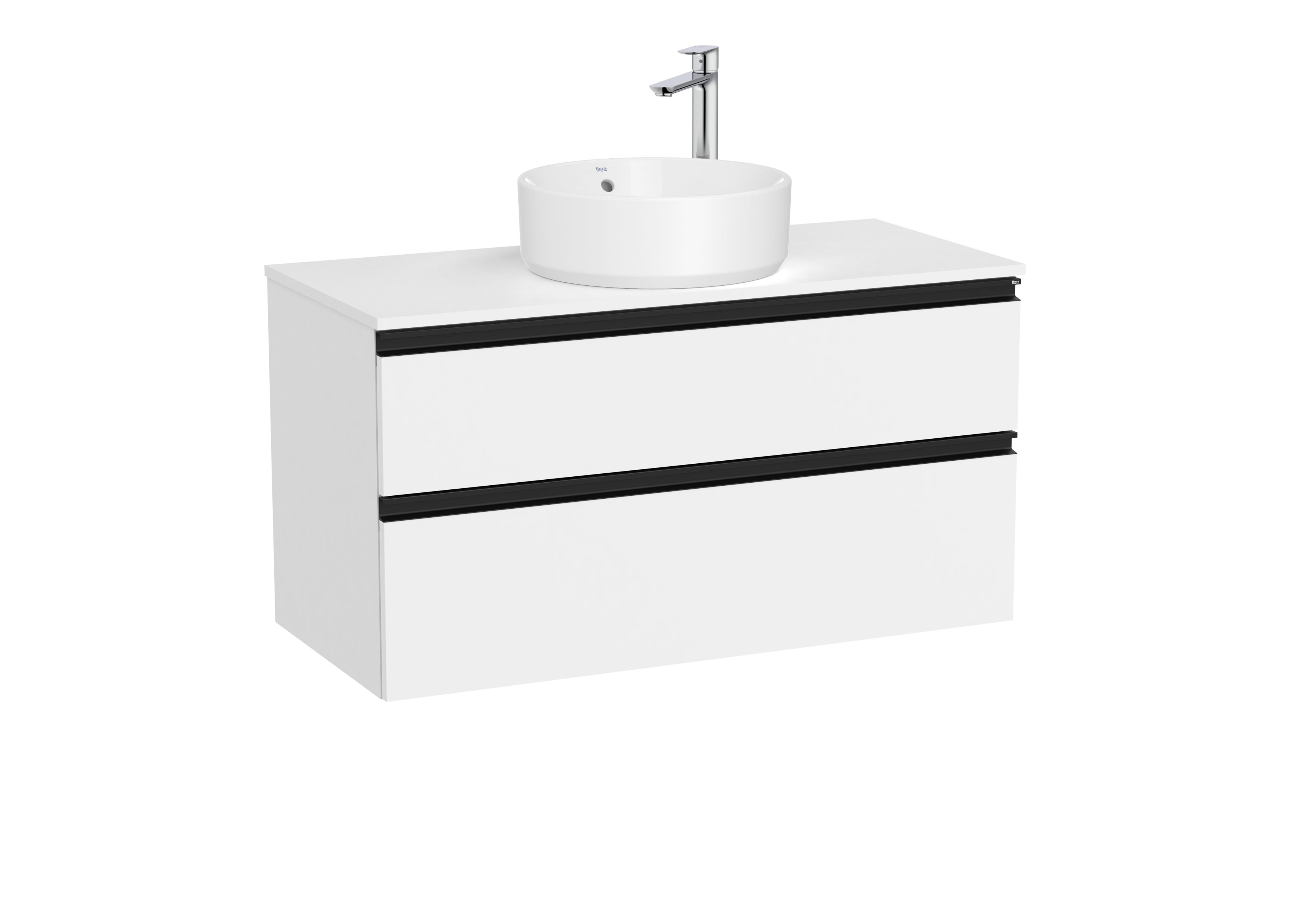 Mobili base per lavabo White Matt The Gap A851960509 Roca